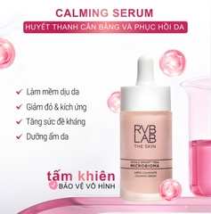 Huyết thanh RVB LAB Calming Serum Phục hồi, Cân bằng hệ vi lợi khuẩn cho da yếu 30ml