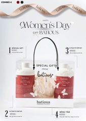 Bộ dầu gội xả Phục hồi hư tổn tóc chắc khỏe, giảm gãy rụng BATIOUS ULTIMATE 500ml - đỏ