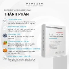 Kem Ủ Trắng Body USOLAB Bio Tone Up Whitening Nâng tông, Làm trắng sáng da 20g