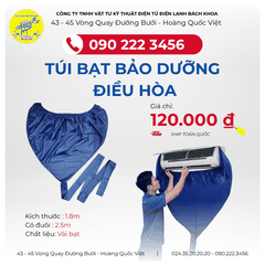 TÚI BẠT BẢO DƯỠNG ĐIỀU HÒA CHUYÊN DỤNG