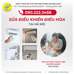 Cửa hàng chuyên sửa điều khiển điều hòa Tại đường Xuân Thủy - 0902223456