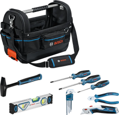 Túi Đồ Nghề GWT 20 &amp; Bộ Dụng Cụ 17 Món Bosch