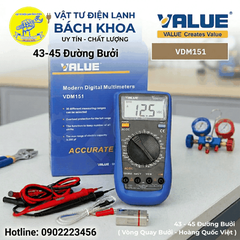 Đồng hồ vạn năng Value VDM151