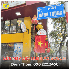 Sửa Máy Sấy Quần Áo BOSCH Tại Phố Hàng Thùng