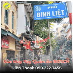 Sửa Máy Sấy Quần Áo BOSCH Tại Phố Đinh Liệt