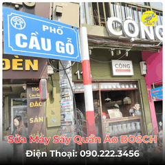 Sửa Máy Sấy Quần Áo BOSCH Tại Phố Cầu Gỗ