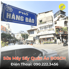Sửa Máy Sấy Quần Áo BOSCH Tại Phố Hàng Đào