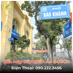 Sửa Máy Sấy Quần Áo BOSCH Tại Phố Báo Khánh