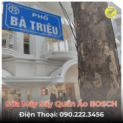 Sửa Máy Sấy Quần Áo BOSCH Tại Phố Bà Triệu