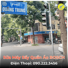 Sửa Máy Sấy Quần Áo BOSCH Tại Phố Quang Trung