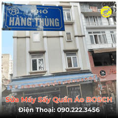 Sửa Máy Sấy Quần Áo BOSCH Tại Phố Hàng Thùng