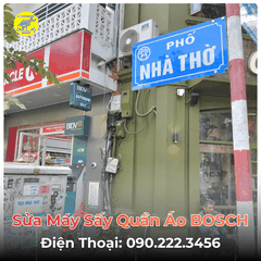 Sửa Máy Sấy Quần Áo BOSCH Tại Phố Nhà Thờ