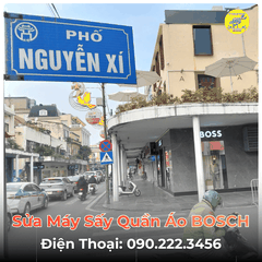 Sửa Máy Sấy Quần Áo BOSCH Tại Phố Nguyễn Xí