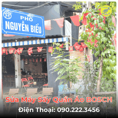 Sửa Máy Sấy Quần Áo BOSCH Tại Phố Nguyễn Biểu