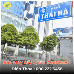Sửa Máy Sấy Quần Áo BOSCH Tại Phố Thái Hà