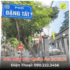 Sửa Máy Sấy Quần Áo BOSCH Tại Phố Đặng Tất