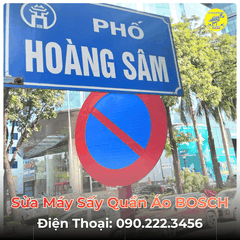 Sửa Máy Sấy Quần Áo BOSCH Tại Phố Hoàng Sâm