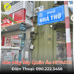 Sửa Máy Sấy Quần Áo HITACHI Tại Phố Nhà Thờ