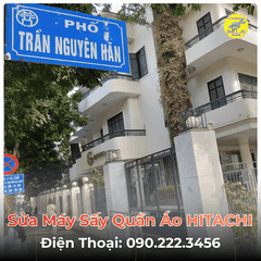 Sửa Máy Sấy Quần Áo HITACHI Tại Phố Trần Nguyên Hãn