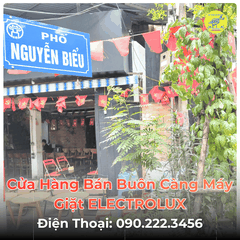 Cửa Hàng Bán Buôn Càng Máy Giặt ELECTROLUX Tại Phố Nguyễn Biểu
