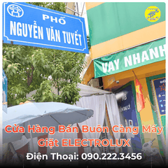 Cửa Hàng Bán Buôn Càng Máy Giặt ELECTROLUX Tại Phố Nguyễn Văn Tuyết