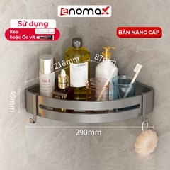 0307 XÁM / DÀY / Kệ Góc & Chữ Nhật Bản Dày / NEW