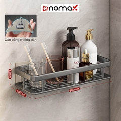 0145 / Màu Xám / Kệ chữ nhật nhôm dạng lưới