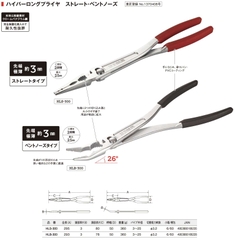Kìm 2 lỗ thân dài đầu cong IPS PLIERS HLB-300