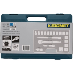 Bộ Đầu Khẩu Ngắn 1/2" Signet 13720 - 20 Chi Tiết