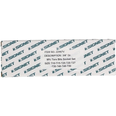 Bộ Đầu Khẩu Torx Signet 22967V T10-T50 3/8"