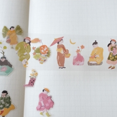 [Chiết lẻ] PET Tape Autumn Fairies teayou shop