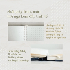 Sổ tay cao cấp Dreams Come True - 160 GSM - 7 màu bìa vải linen | teayoushop