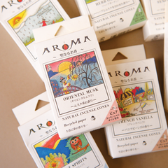 Nụ thơm tinh dầu Aroma - Xạ hương thơm Nhật Bản - Pure Essential Oil Incense Cones