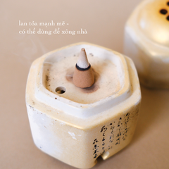 Nụ thơm tinh dầu Aroma - Xạ hương thơm Nhật Bản - Pure Essential Oil Incense Cones
