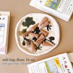 Nụ thơm tinh dầu Aroma - Xạ hương thơm Nhật Bản - Pure Essential Oil Incense Cones