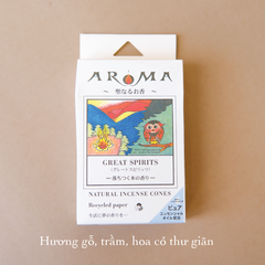Nụ thơm tinh dầu Aroma - Xạ hương thơm Nhật Bản - Pure Essential Oil Incense Cones