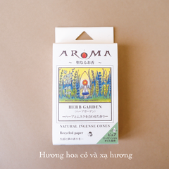 Nụ thơm tinh dầu Aroma - Xạ hương thơm Nhật Bản - Pure Essential Oil Incense Cones