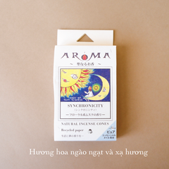 Nụ thơm tinh dầu Aroma - Xạ hương thơm Nhật Bản - Pure Essential Oil Incense Cones