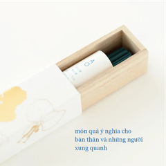 Nhang thơm tinh dầu cao cấp - AO - collection sắc xanh Nhật Bản - Long Stick