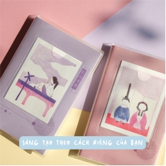 Set Postcards thay thế cho sổ Palette series 🎨 16 thiết kế phác họa văn hóa Nhật Bản đầy màu sắc