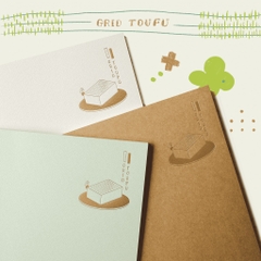 Vở ô li 2.5mm dùng để take notes, luyện chữ GRID TOUFU 🌿 teayoushop