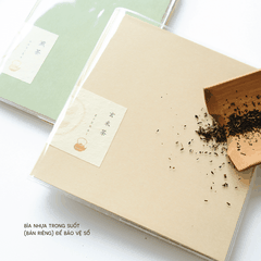 [RENEW] Sổ bìa giấy B/rew size Square - 3 màu sắc tượng trưng cho 3 loại trà phổ biến của Nhật Bản