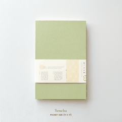 [RENEW] Sổ bìa giấy B/rew size Pocket A6 - 3 màu sắc tượng trưng cho 3 loại trà phổ biến của Nhật Bản