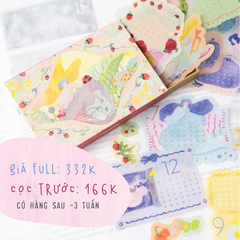 [PRE-ORDER] Lịch Tháng Flake Sticker 2027 Dodolulu - kèm theo 15 Flake Stickers Hình