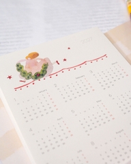 [PRE-ORDER] Set Sticker Monthly Calendar của Dodolulu 2027 - 12 tháng + Index + Tổng quan năm
