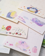 [PRE-ORDER] Set Sticker Monthly Calendar của Dodolulu 2027 - 12 tháng + Index + Tổng quan năm