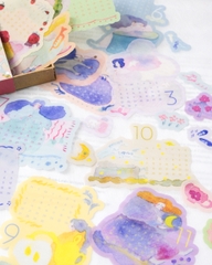 [PRE-ORDER] Lịch Tháng Flake Sticker 2027 Dodolulu - kèm theo 15 Flake Stickers Hình