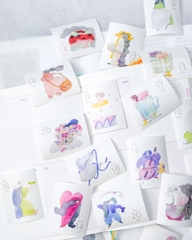 [PRE-ORDER] Lịch cuộn washi sticker 365 ngày - 365 illustration 2027 -Siêu phẩm Dodolulu 2027