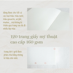 Sổ tay cao cấp Dreams Come True - 160 GSM - 7 màu bìa vải linen | teayoushop