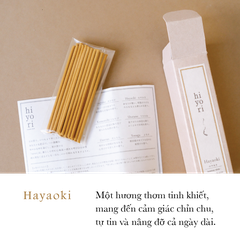 Nhang thơm tinh dầu Hiyori đến từ Nhật Bản - 20 Short Sticks